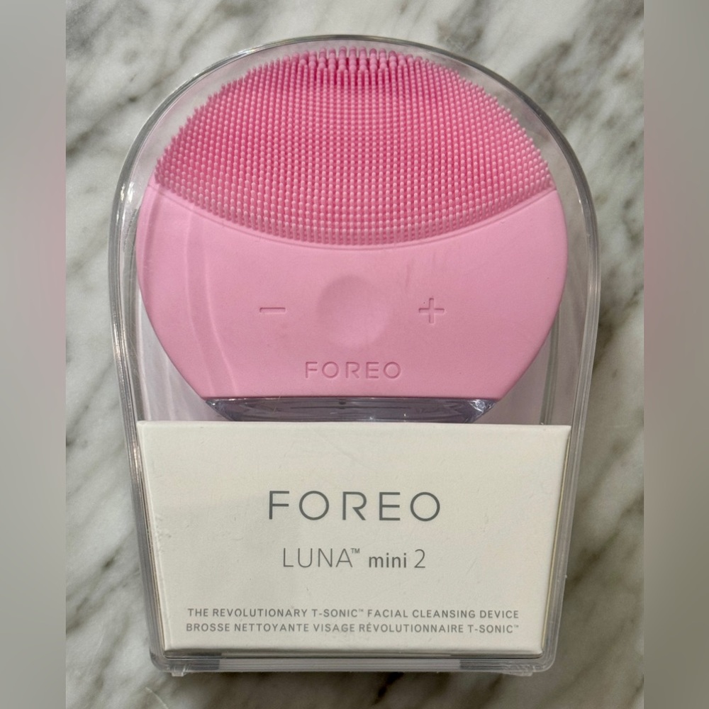 Foreo, Luna Mini 2 Facial Cleansing Device, Pearl Pink